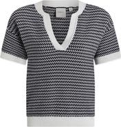 Varley Dora Short Sleeve Cotton Sweater