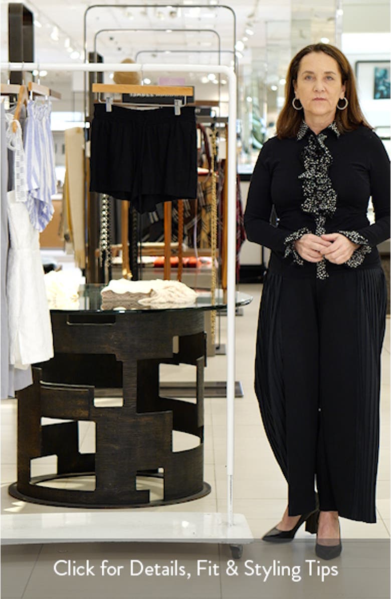 Linen Blend Shorts, sales video thumbnail