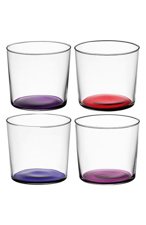 Coro Set of 4 Assorted Tumbler Glasses