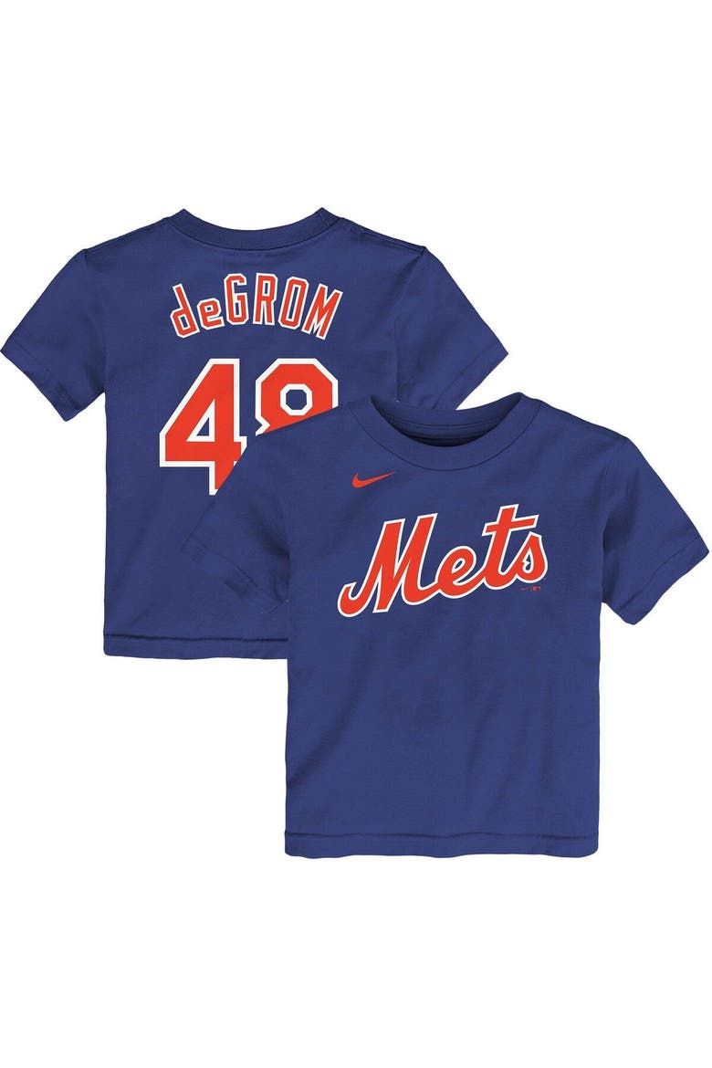 Toddler Nike Jacob deGrom Royal New York Mets Player Name & Number T-Shirt, Main, color, Royal