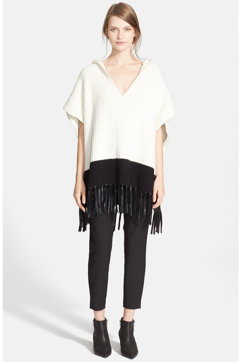 'Victoria' Crop Pants, Alternate, color, BLACK