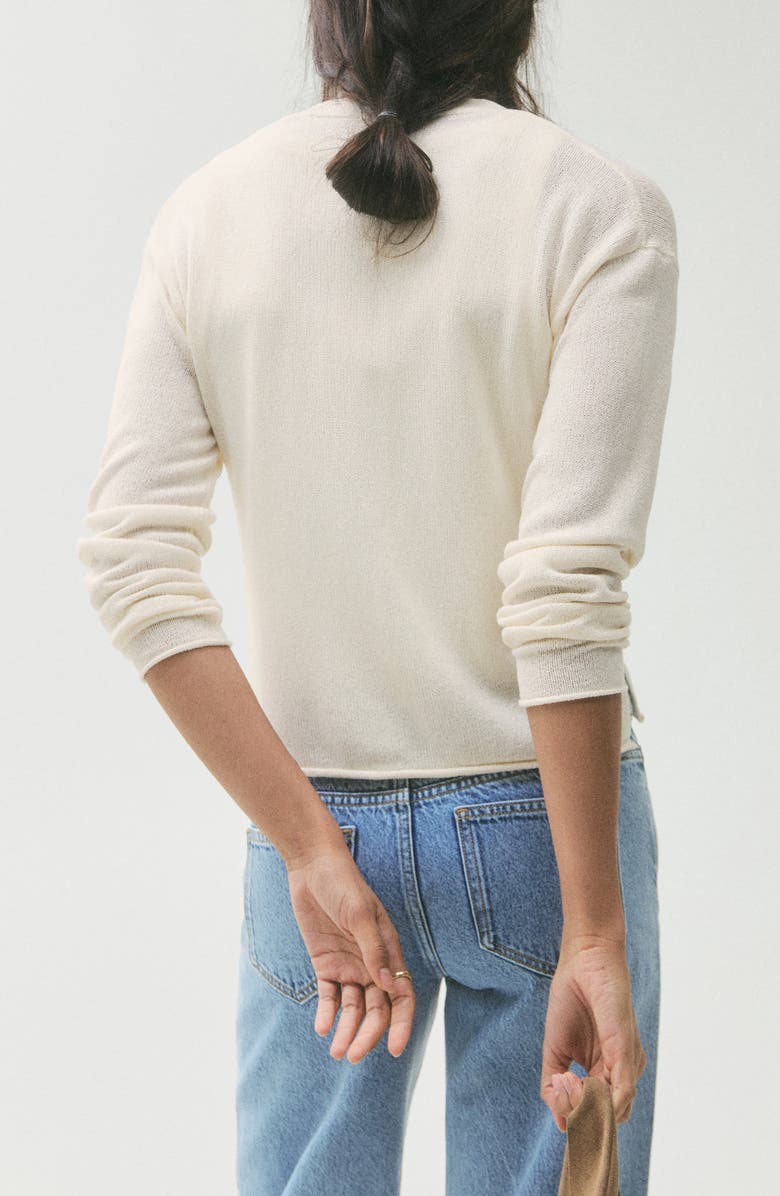 MANGO TEEN V-Neck Knit Cardigan, Alternate, color, 