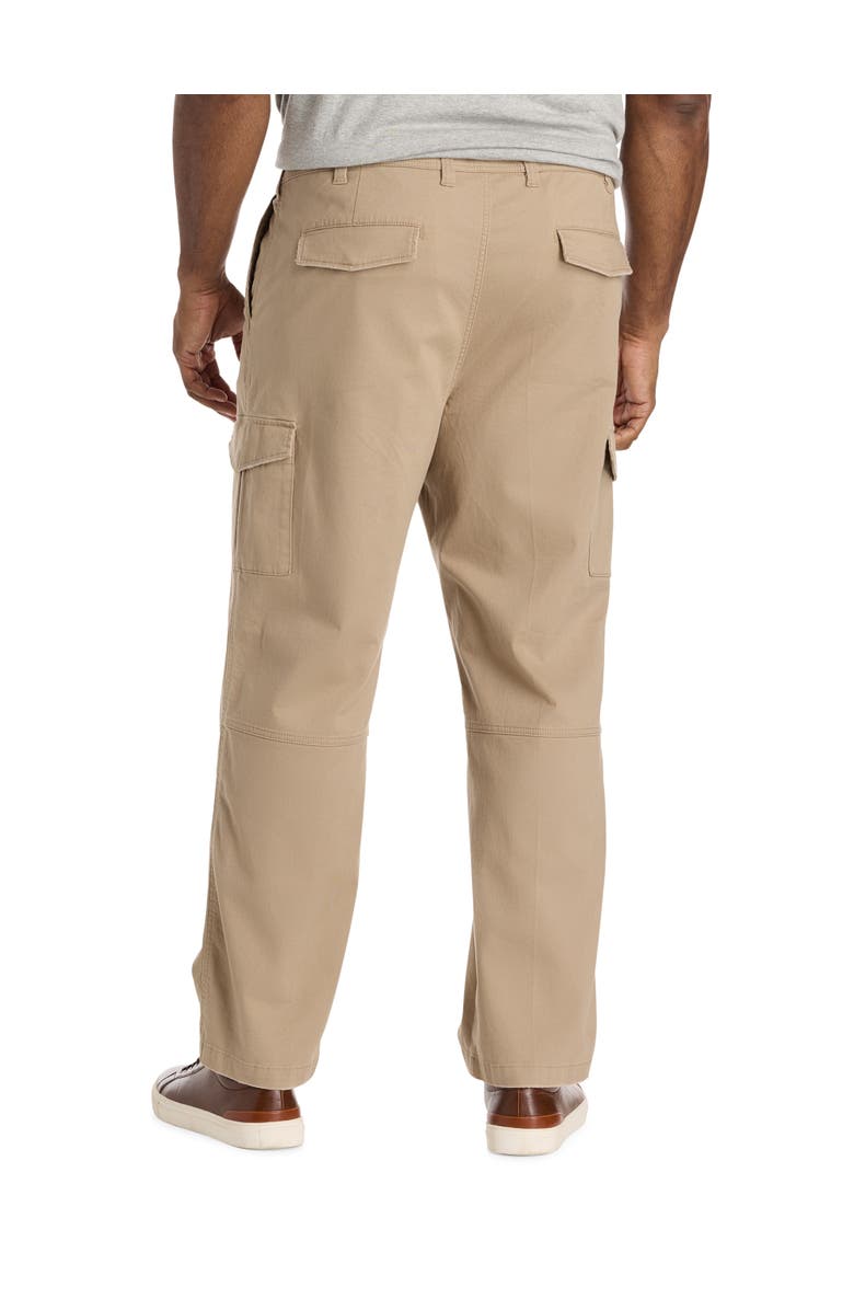 True Nation by DXL Big & Tall Everyday Cargo Pants, Alternate, color, Dune