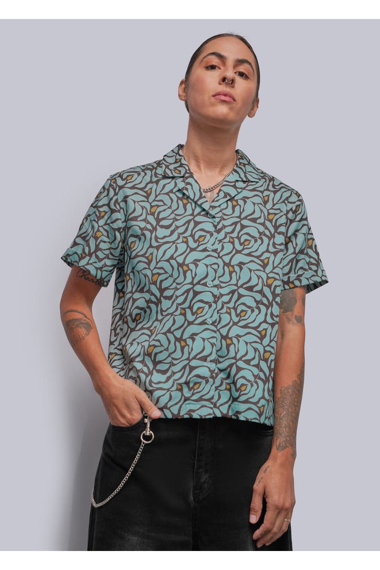 The Everyday Camp Button Up, Main, color, PETAL WAVE MOCHA