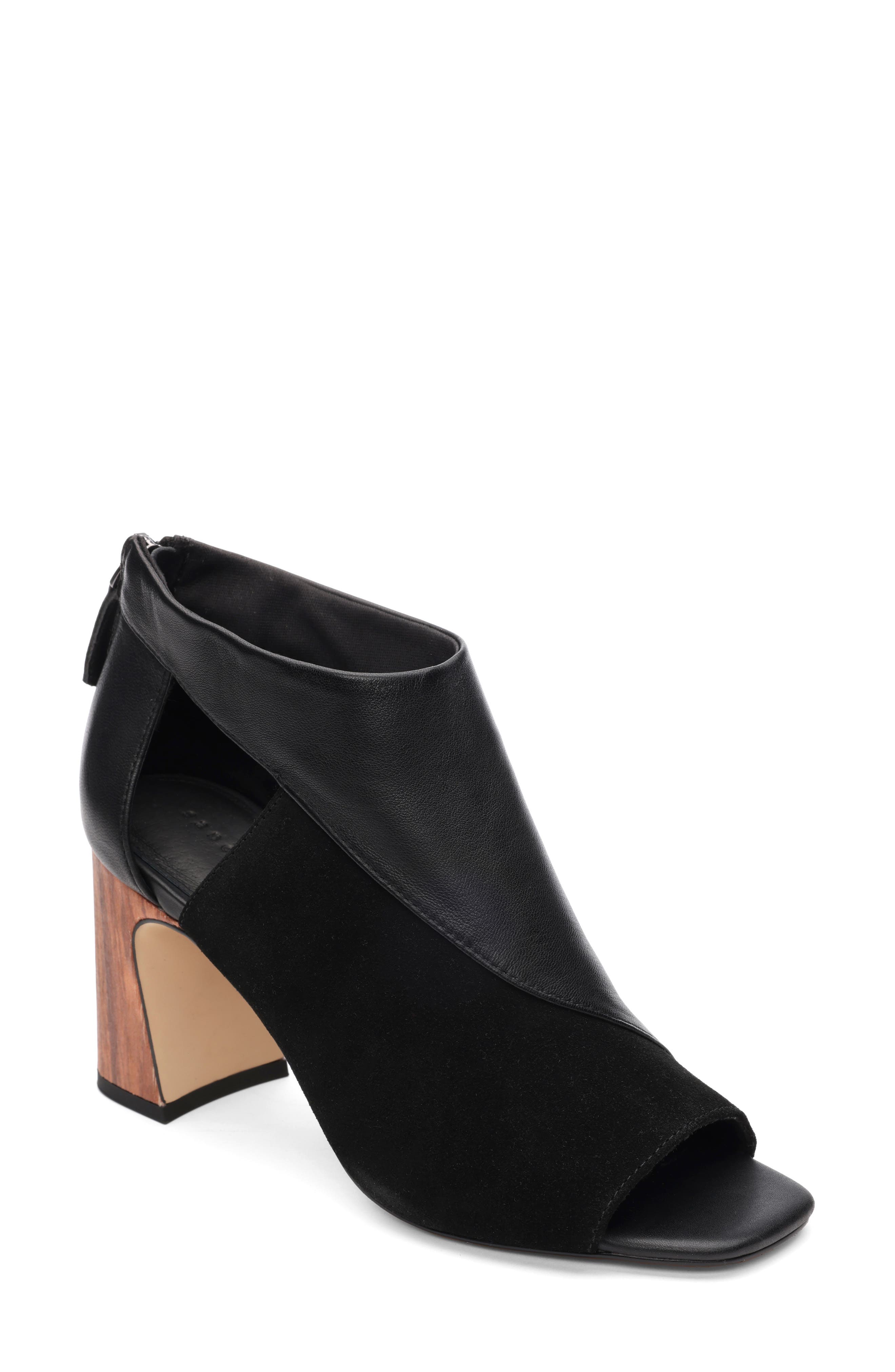 Sanctuary Raise Open Toe Bootie, Main, color, 