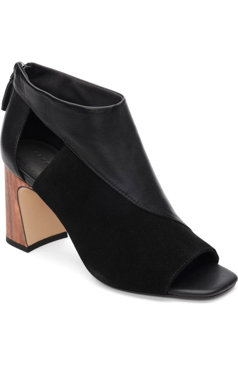 Sanctuary Raise Open Toe Bootie, Main, color,