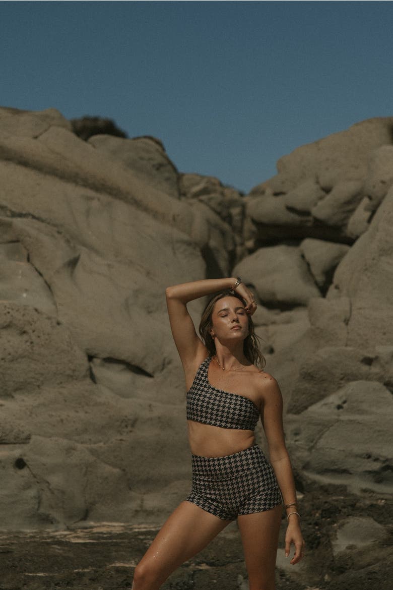 Bristol Bikini Top, Alternate, color, Brown