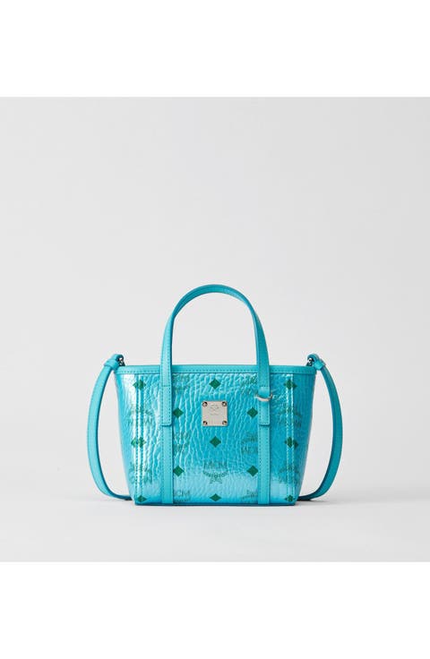 X-Mini Toni Top-Zip Shopper in Visetos
