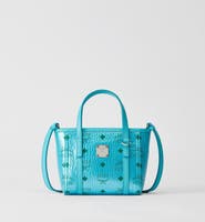 MCM X-Mini Toni Top-Zip Shopper in Visetos