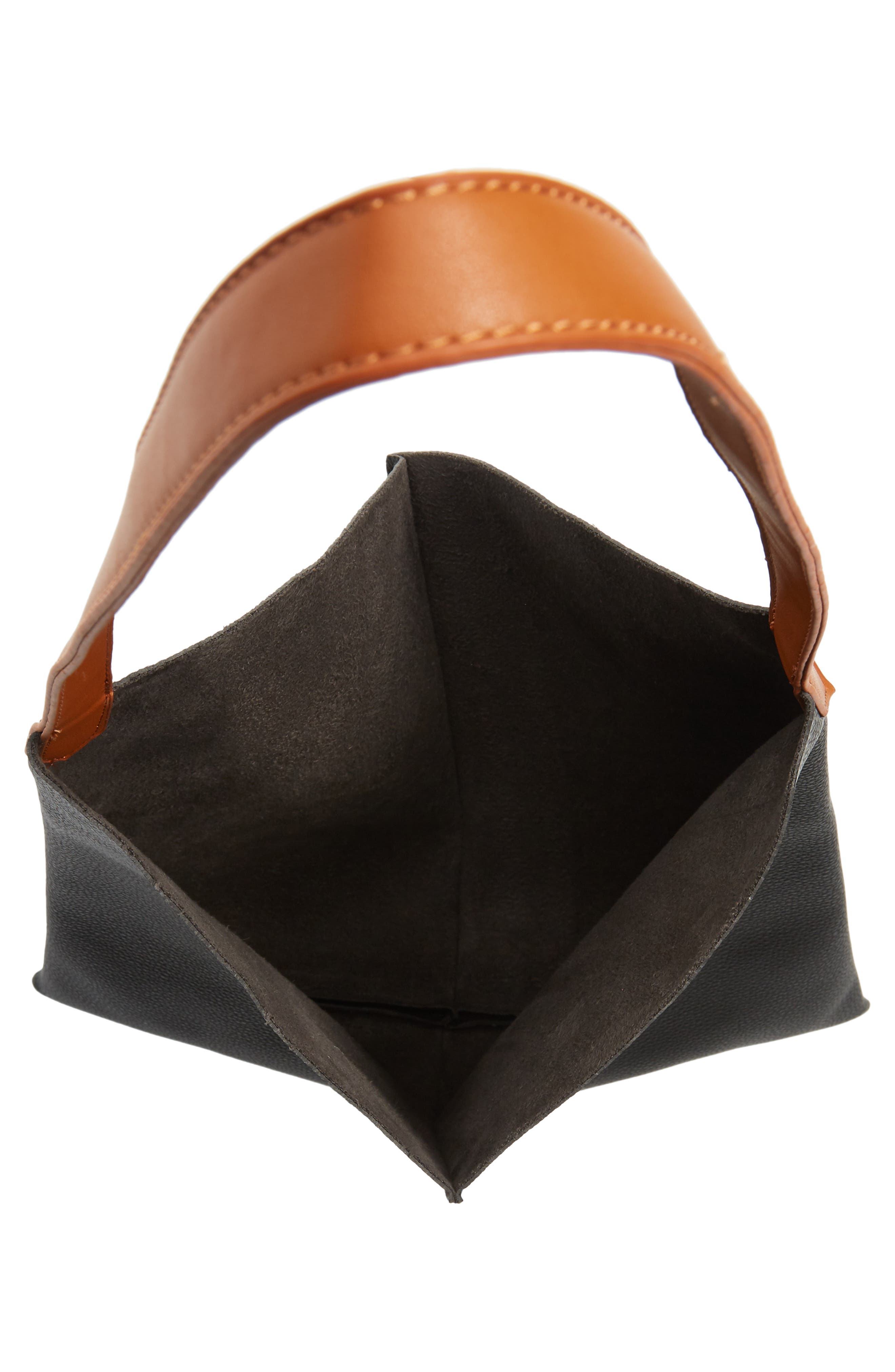 BP. Center Seam Faux Leather Tote, Alternate, color, 