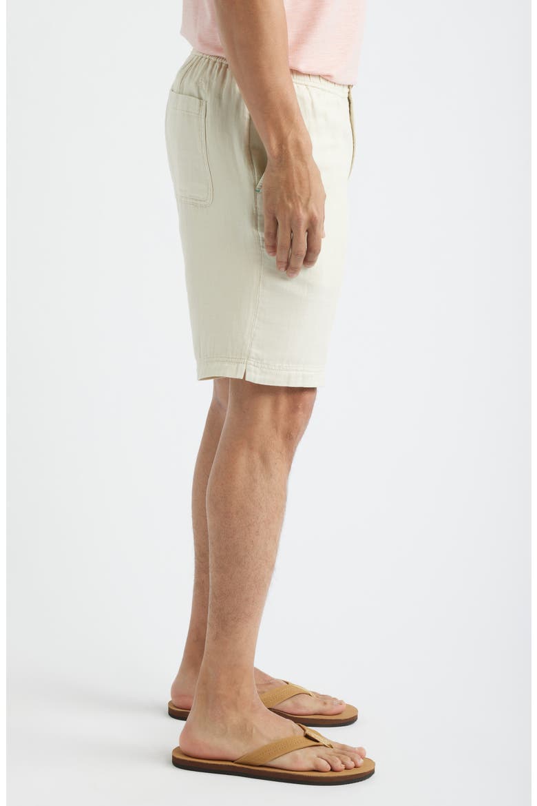 Bora Beach 9-Inch Cotton Gauze Shorts, Alternate, color, BLEACHED SAND