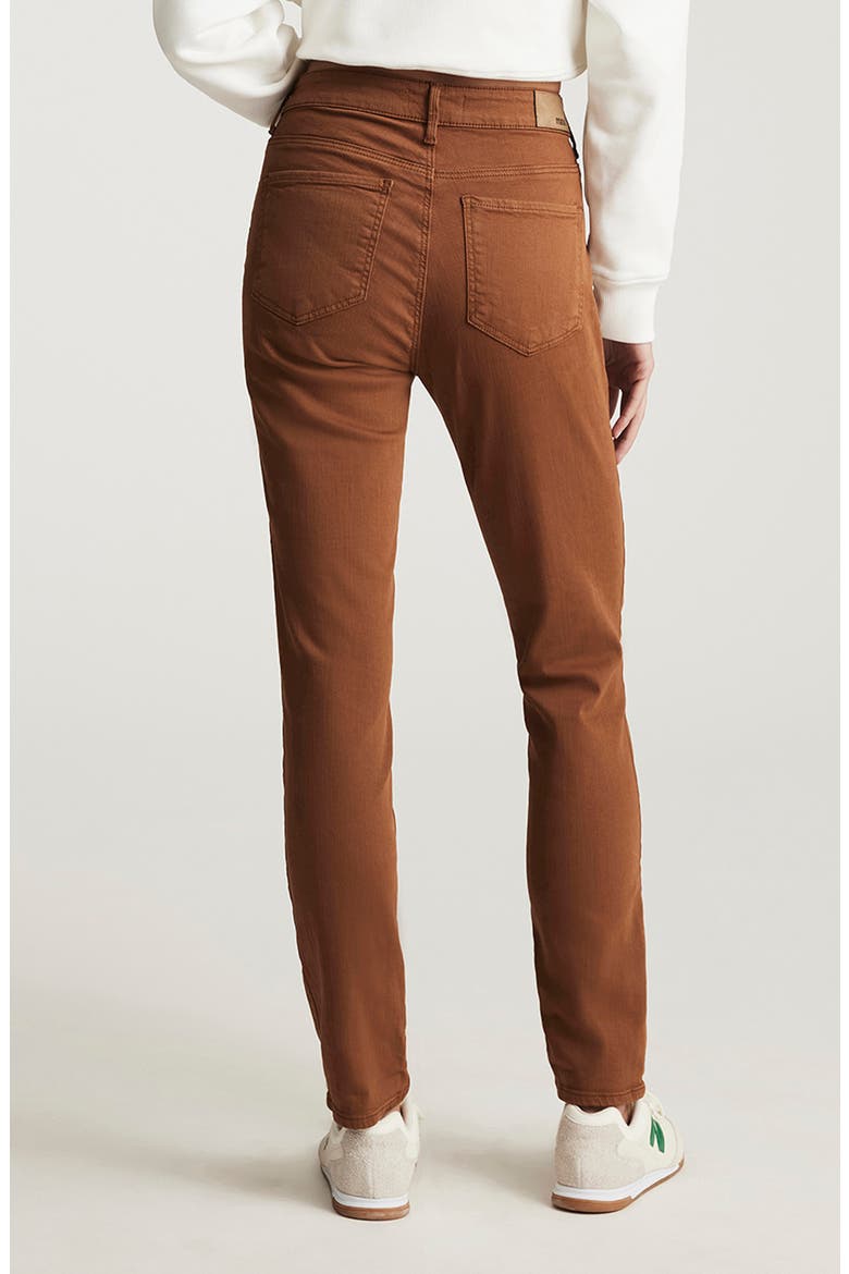 Kathleen Mid Rise Slim Boyfriend Jeans, Alternate, color, CAMEL FLEX BLUE