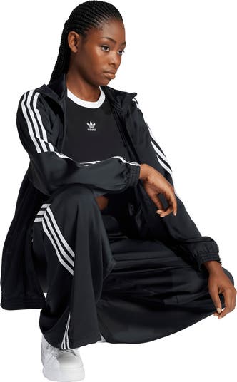 Recycled Polyester Satin Wide Leg Track Pants
