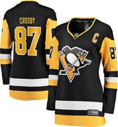 FANATICS Women's Fanatics Sidney Crosby Black Pittsburgh Penguins Captain Patch Home Breakaway Jersey