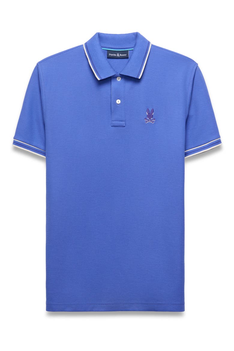 Brad Tipped Cotton Piqué Polo, Alternate, color, AMPARO BLUE