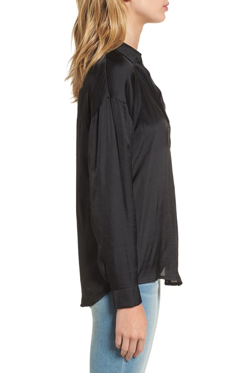 All in Favor Satin Henley, Alternate, color,