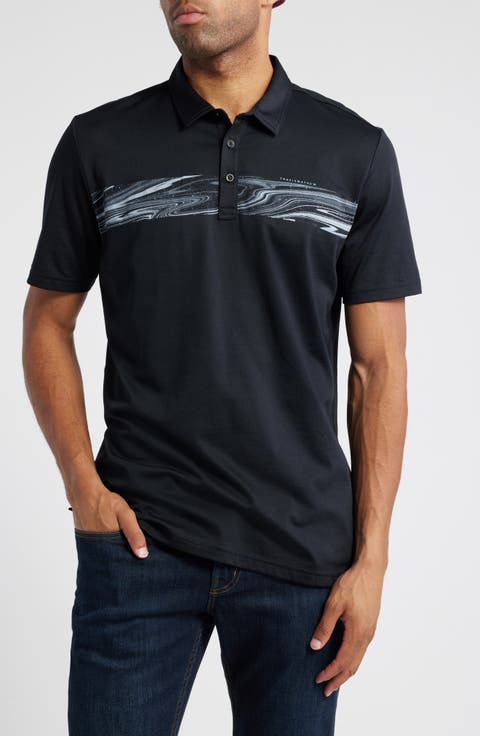 Dark Waters Chest Stripe Polo