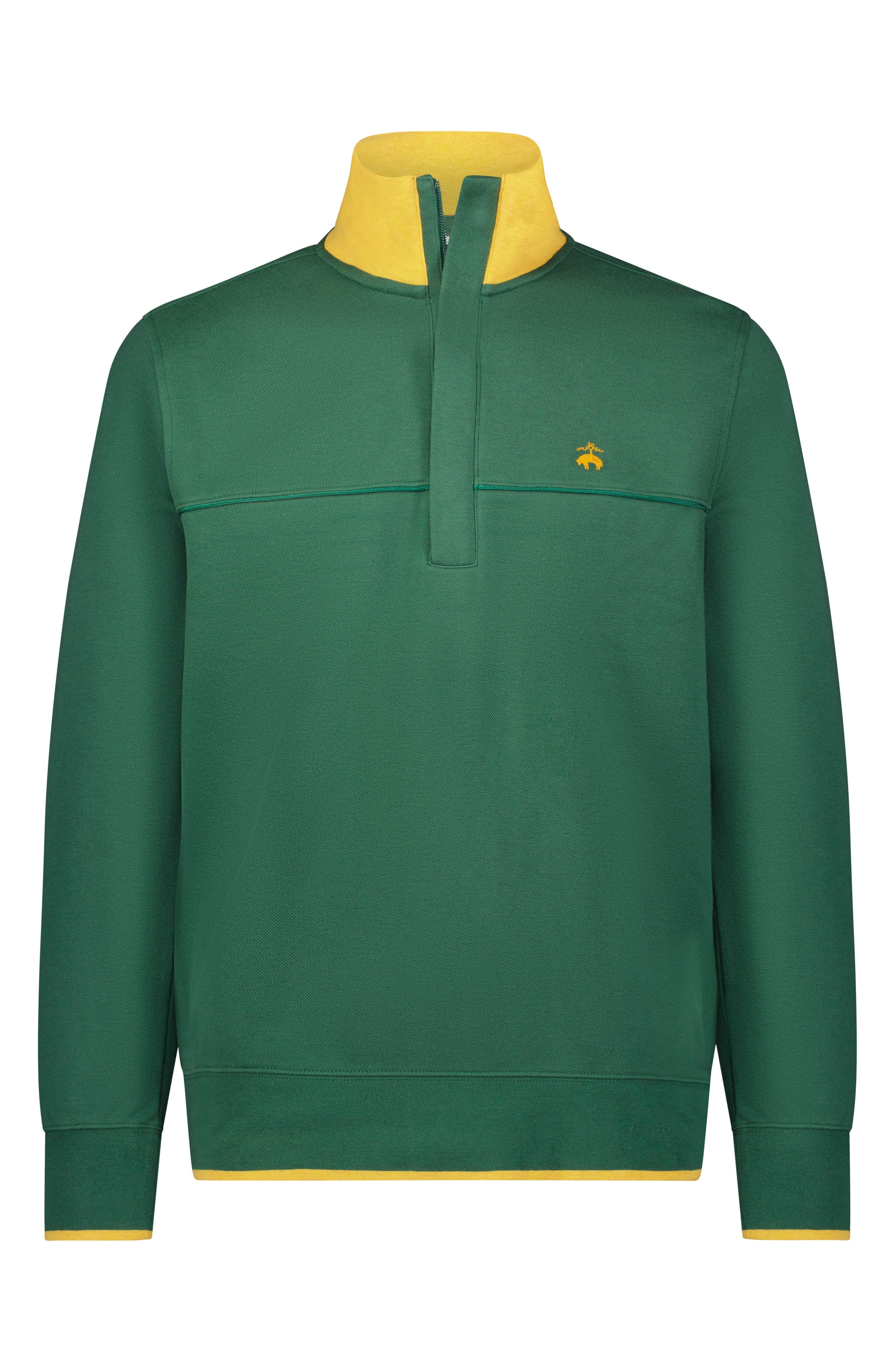 Brooks Brothers Half Zip Green Pullover