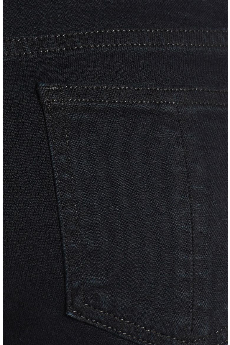High Rise Skinny Stretch Jeans, Alternate, color, COAL