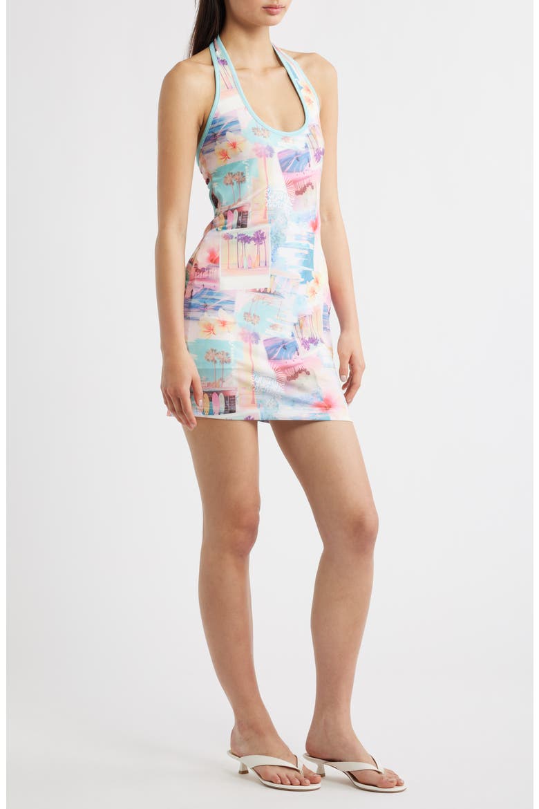 Halter Minidress, Alternate, color, SUNSHINE MOTEL