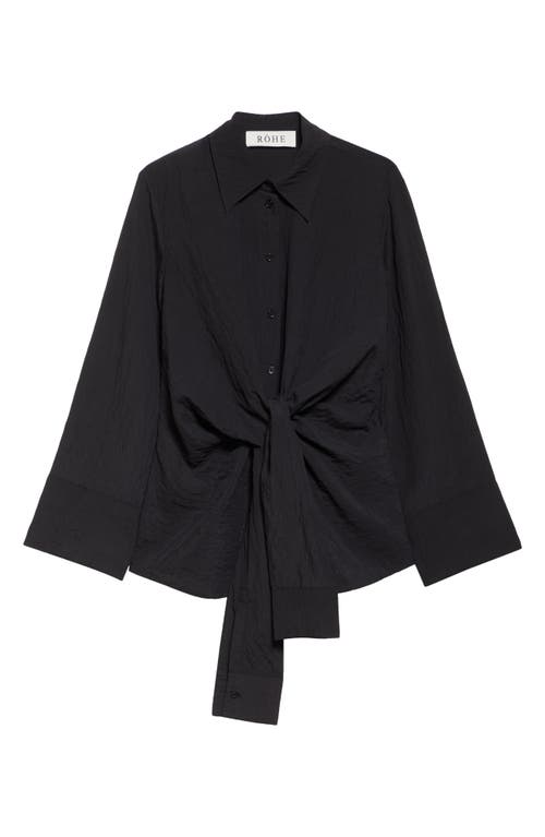 Rohe Róhe Silk Knotted Shirt