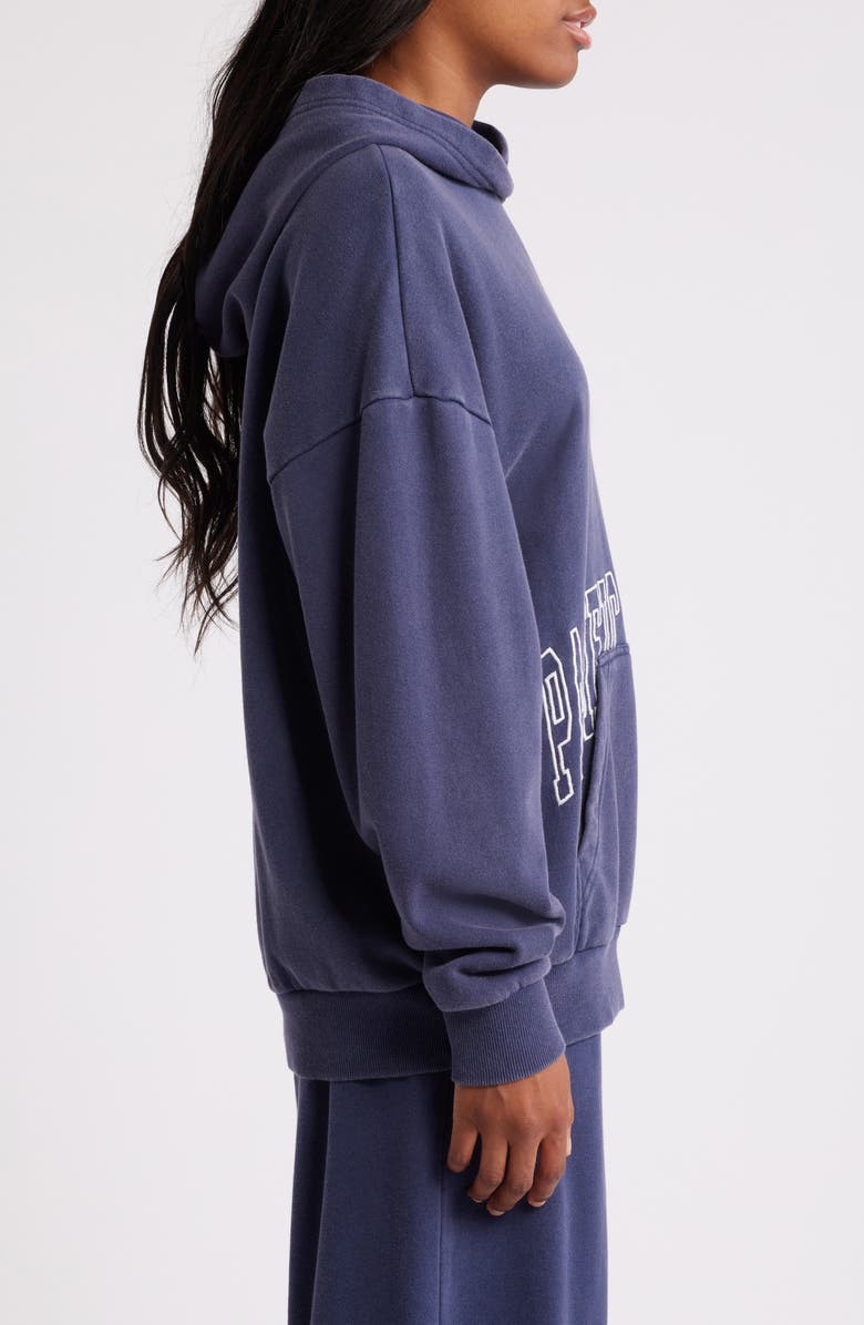 PacSun Embroidered Logo Cotton French Terry Hoodie, Alternate, color, 