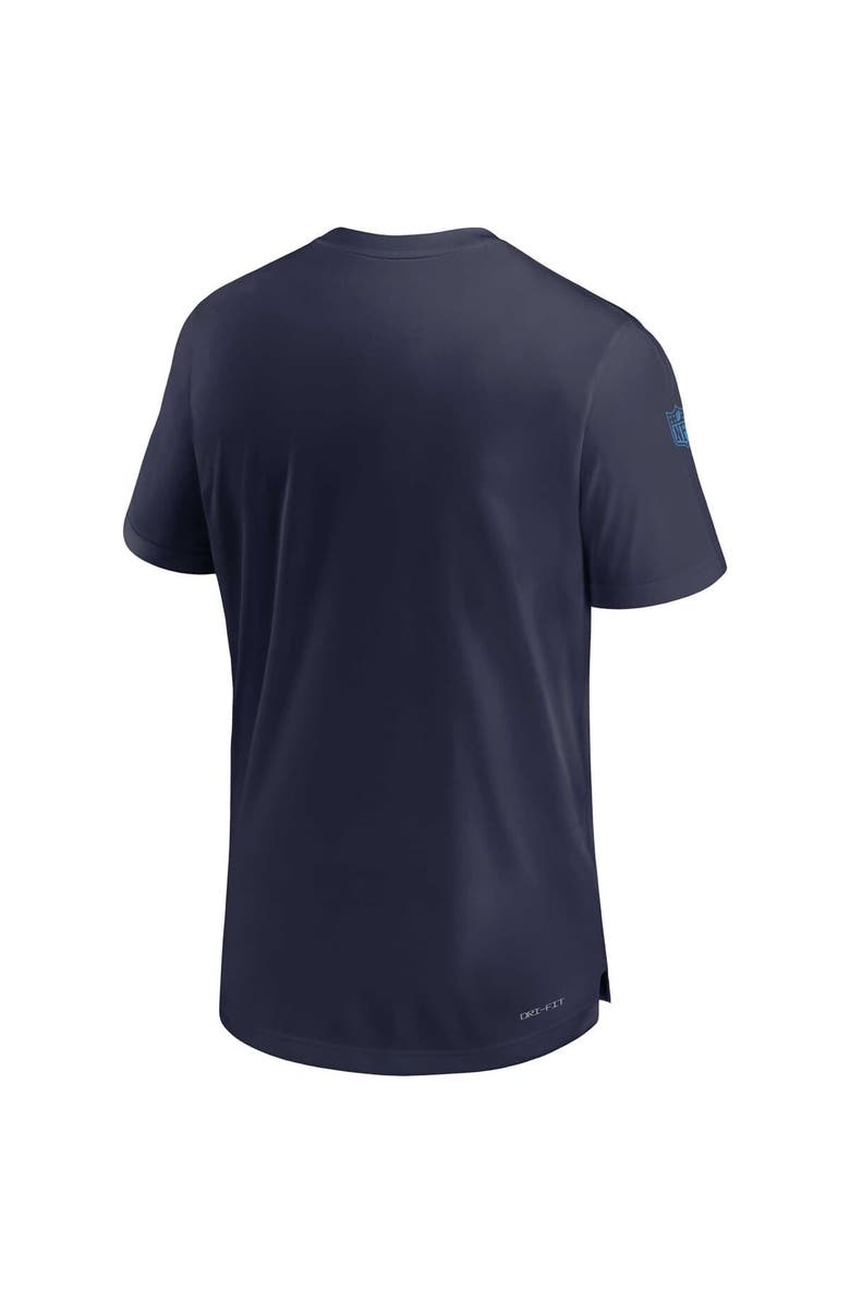 Nike Men's Nike Navy Tennessee Titans Sideline Coach Performance T-Shirt, Alternate, color, Navy
