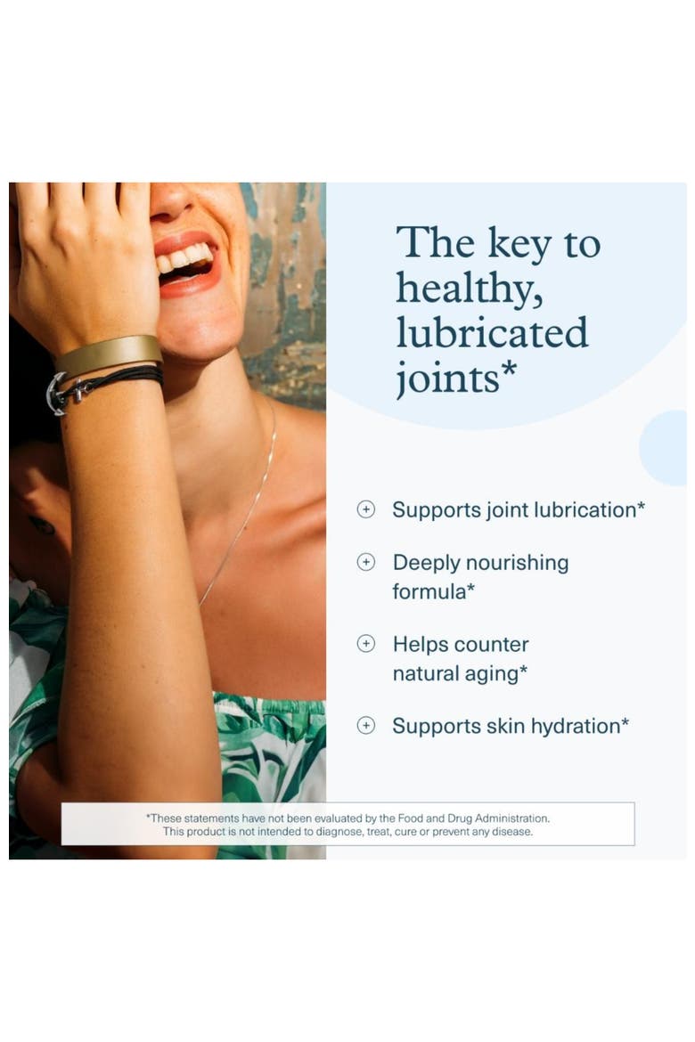 Hyaluronic Acid Advanced Joint Support Supplement 120 Vegetarian Capsules, Alternate, color, None