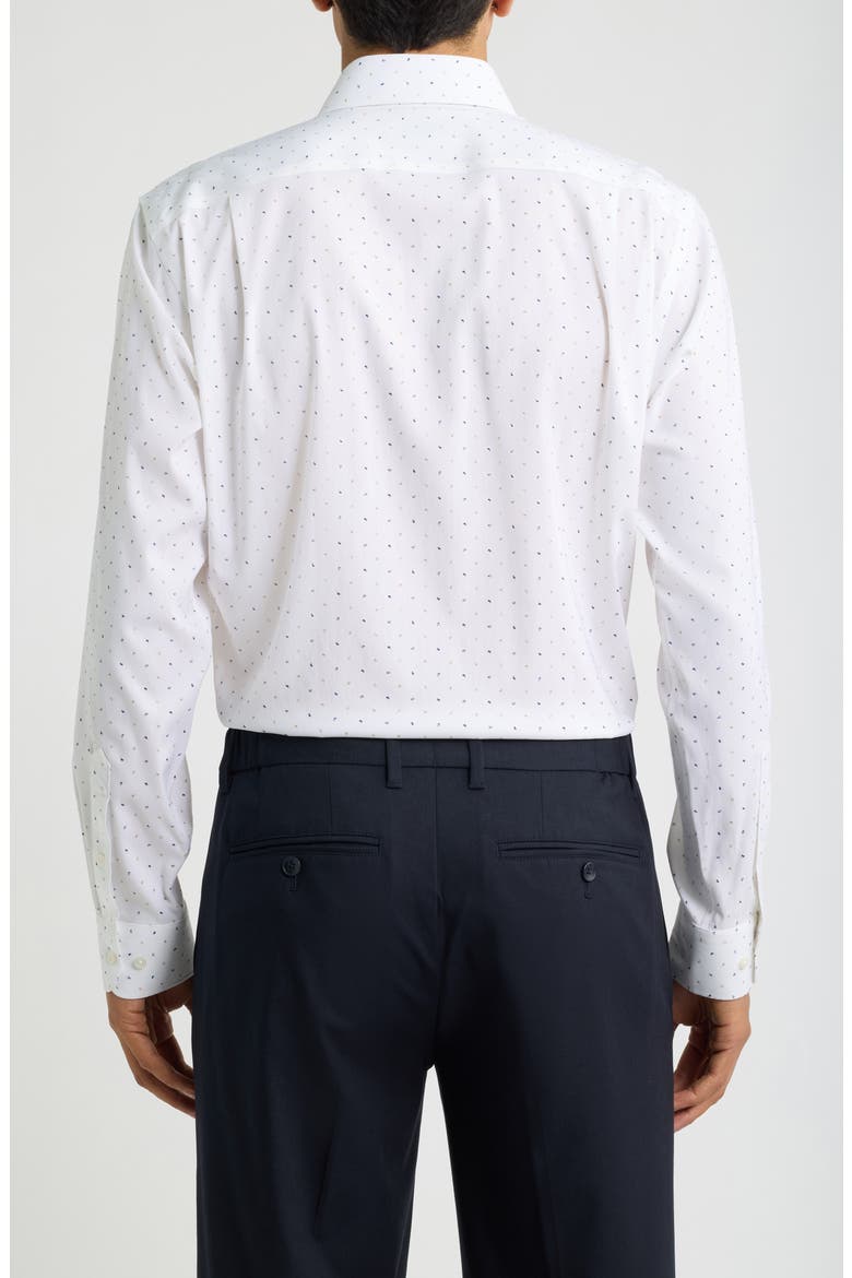Paisley Performance Trim Fit Dress Shirt, Alternate, color, WHITE SORVINO PAISLEY