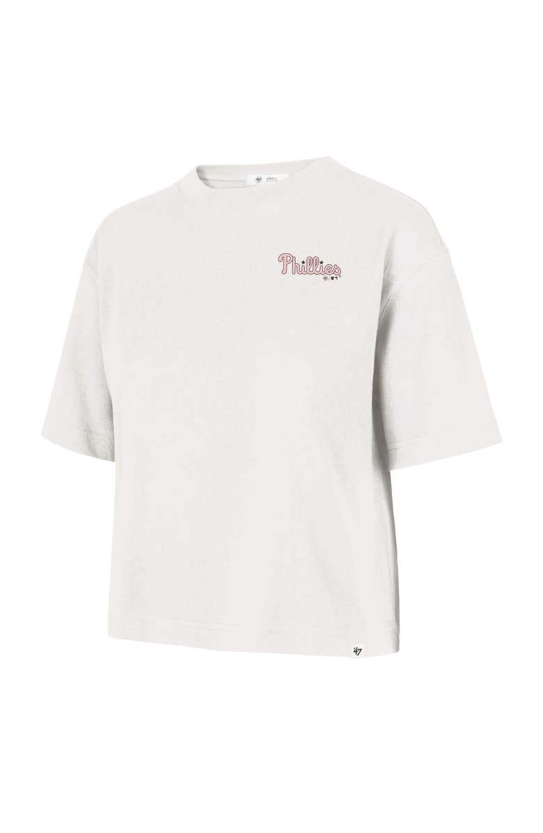 '47 Women's '47 Cream Philadelphia Phillies Love Letter Reed City T-Shirt, Alternate, color, Cream