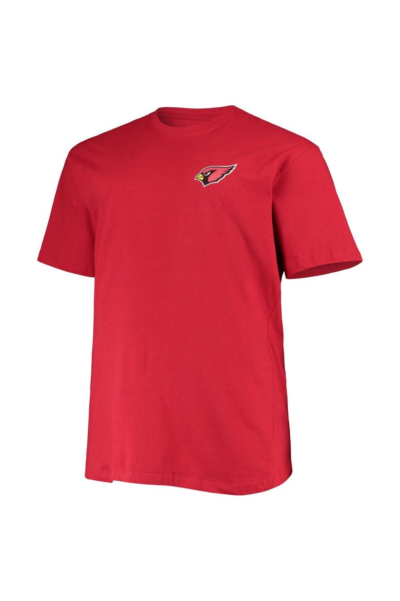 Men's Fanatics Branded Cardinal Arizona Cardinals Big & Tall #1 Dad 2-Hit T-Shirt, Alternate, color, Cardinal