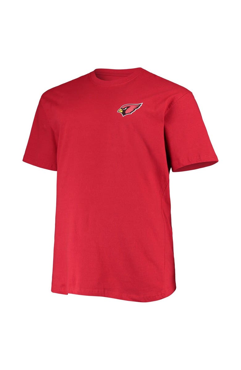 FANATICS Men's Fanatics Branded Cardinal Arizona Cardinals Big & Tall #1 Dad 2-Hit T-Shirt, Alternate, color, Cardinal