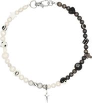 Velvet Luna Pearl Necklace With Star Charm