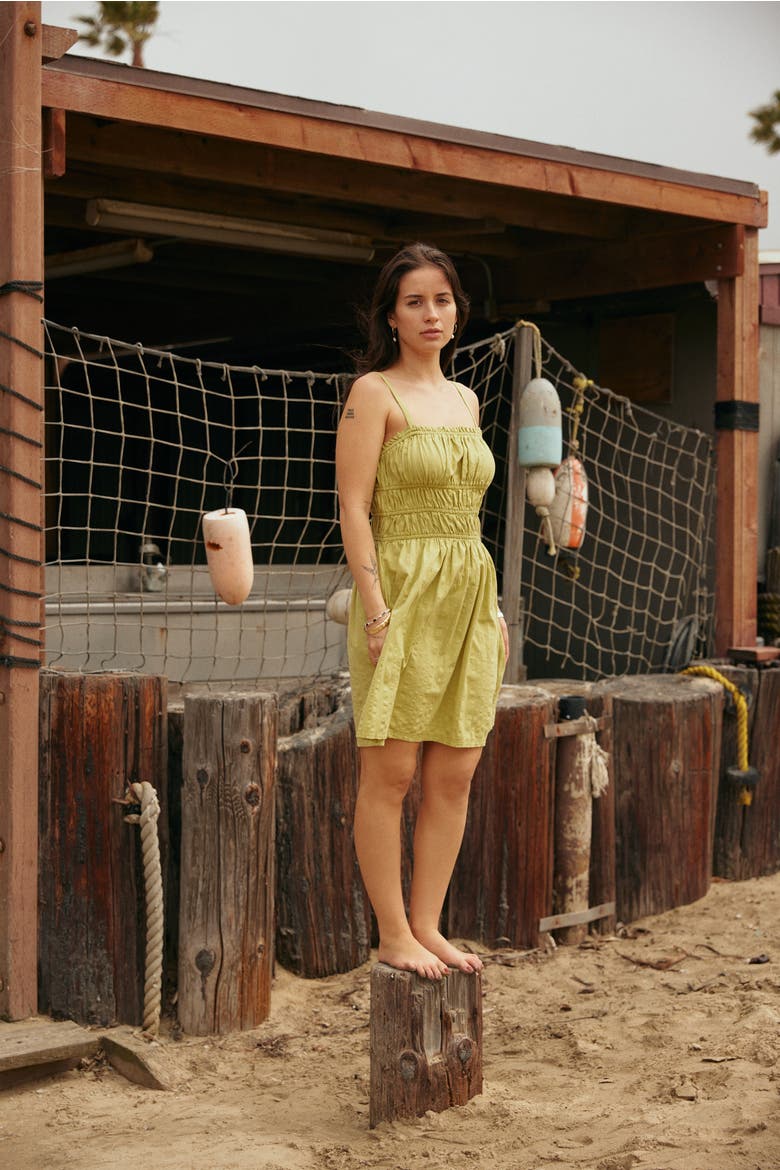 Bayside Dress, Alternate, color, Matcha