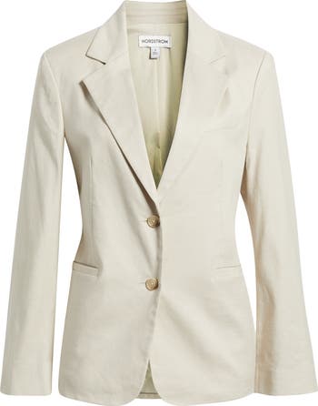 Nordstrom The Liv Linen Blend Boyfriend Blazer Nordstrom