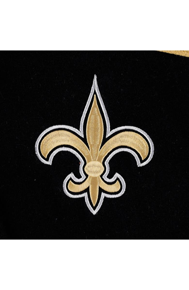 STARTER Men's Starter Black New Orleans Saints Extreme Full-Zip Hoodie Jacket, Alternate, color, 