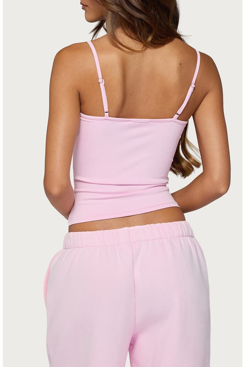 Diva Logo Stretch Tank Top, Alternate, color, LIGHT-PINK