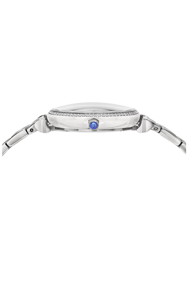 Emma Sunray Dial Bracelet Watch, Alternate, color, SILVER/ SILVER