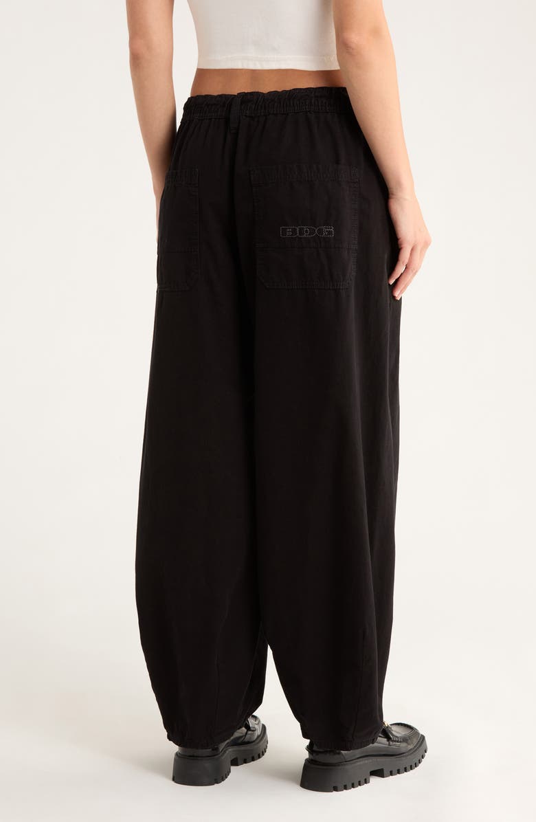 BDG Urban Outfitters Carter High Waist Cocoon Leg Pants, Alternate, color, Black