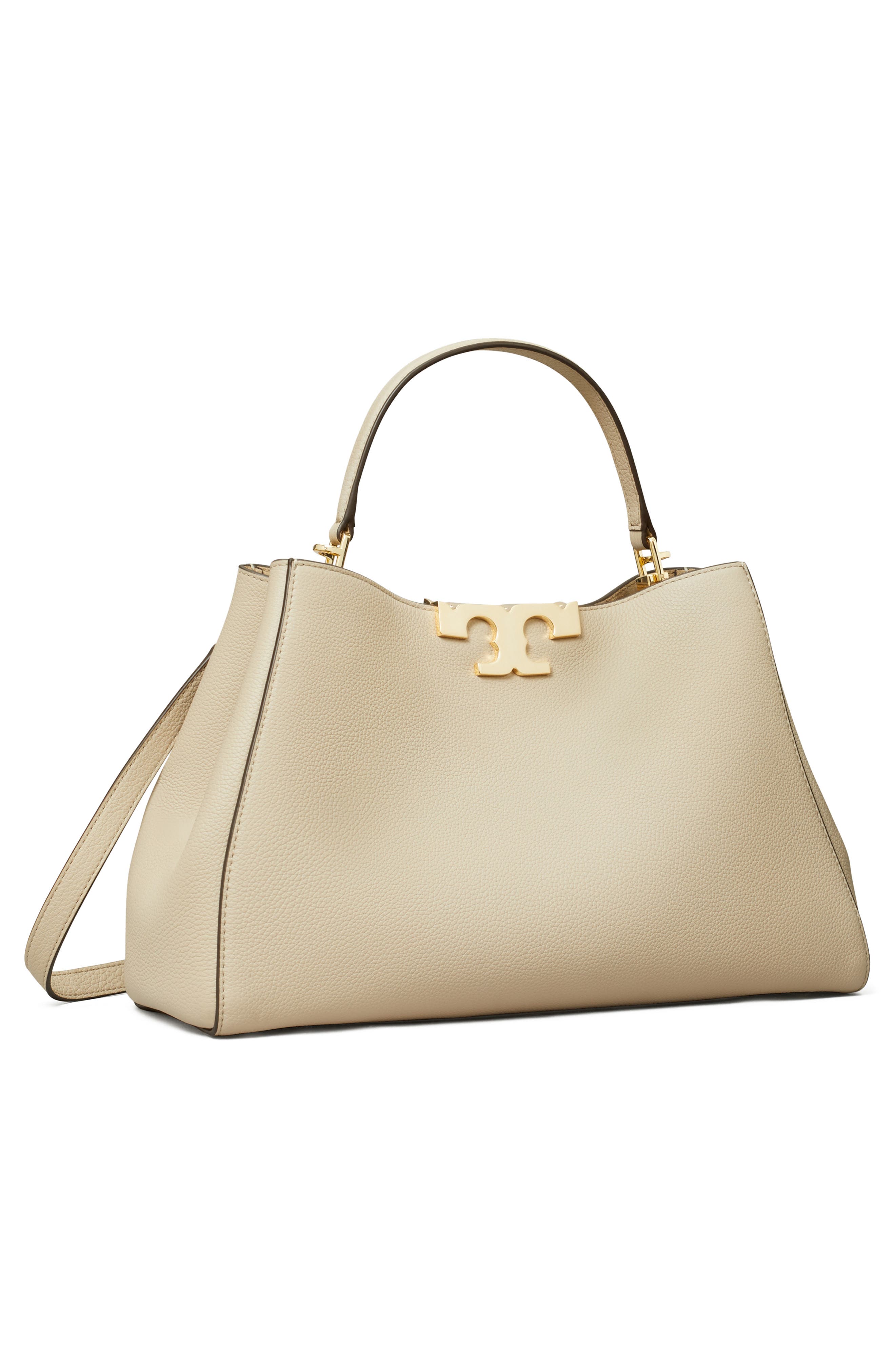 Tory Burch Eleanor Soft Leather Satchel, Alternate, color, 