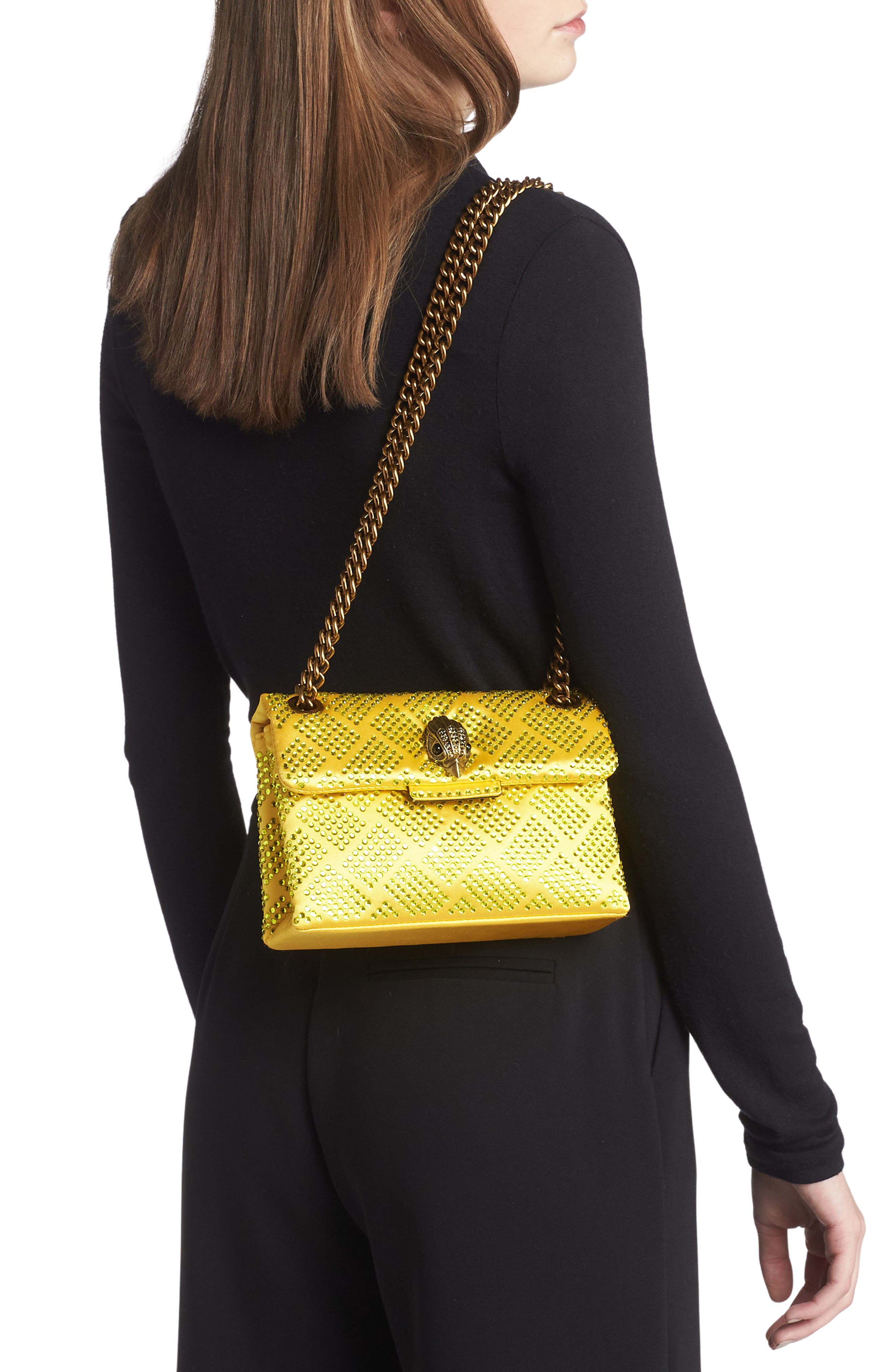 Kurt Geiger London Mini Kensington Embellished Crossbody Bag, Alternate, color, 