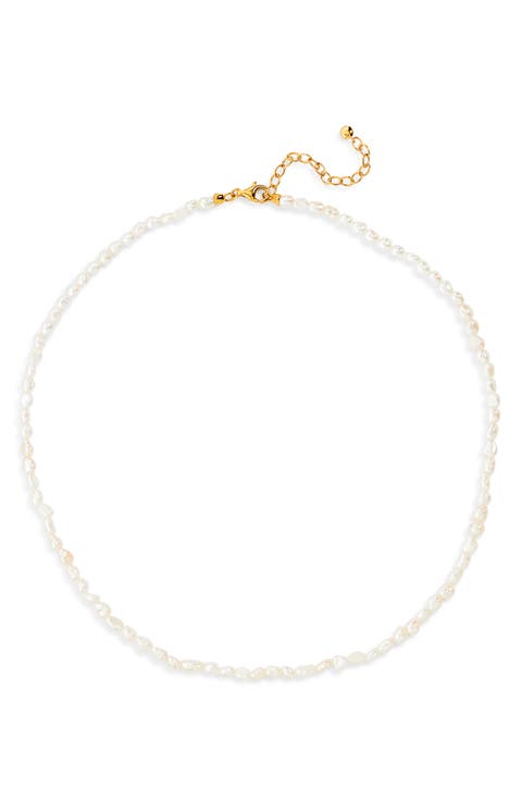 Capri Keshi Pearl Necklace