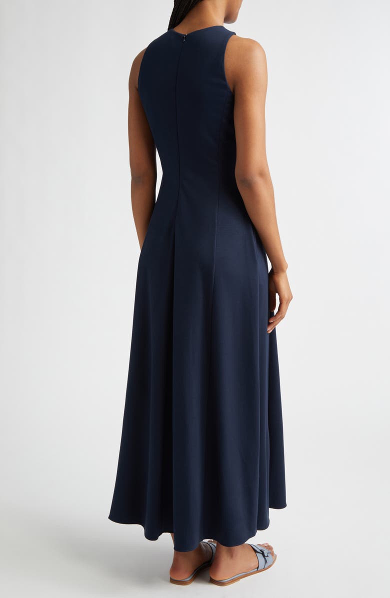 Eleventy Open Knit Sleeveless Maxi Sweater Dress, Alternate, color, Blue