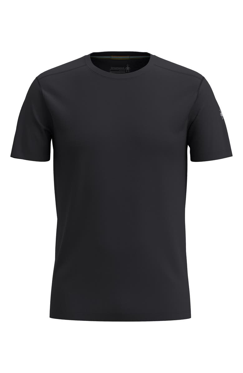 Smartwool Merino Wool Short Sleeve T-Shirt, Alternate, color, Black