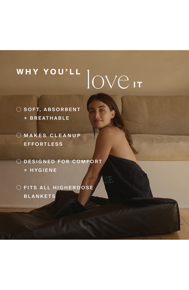 HigherDOSE Sauna Blanket Insert, Alternate, color, Black