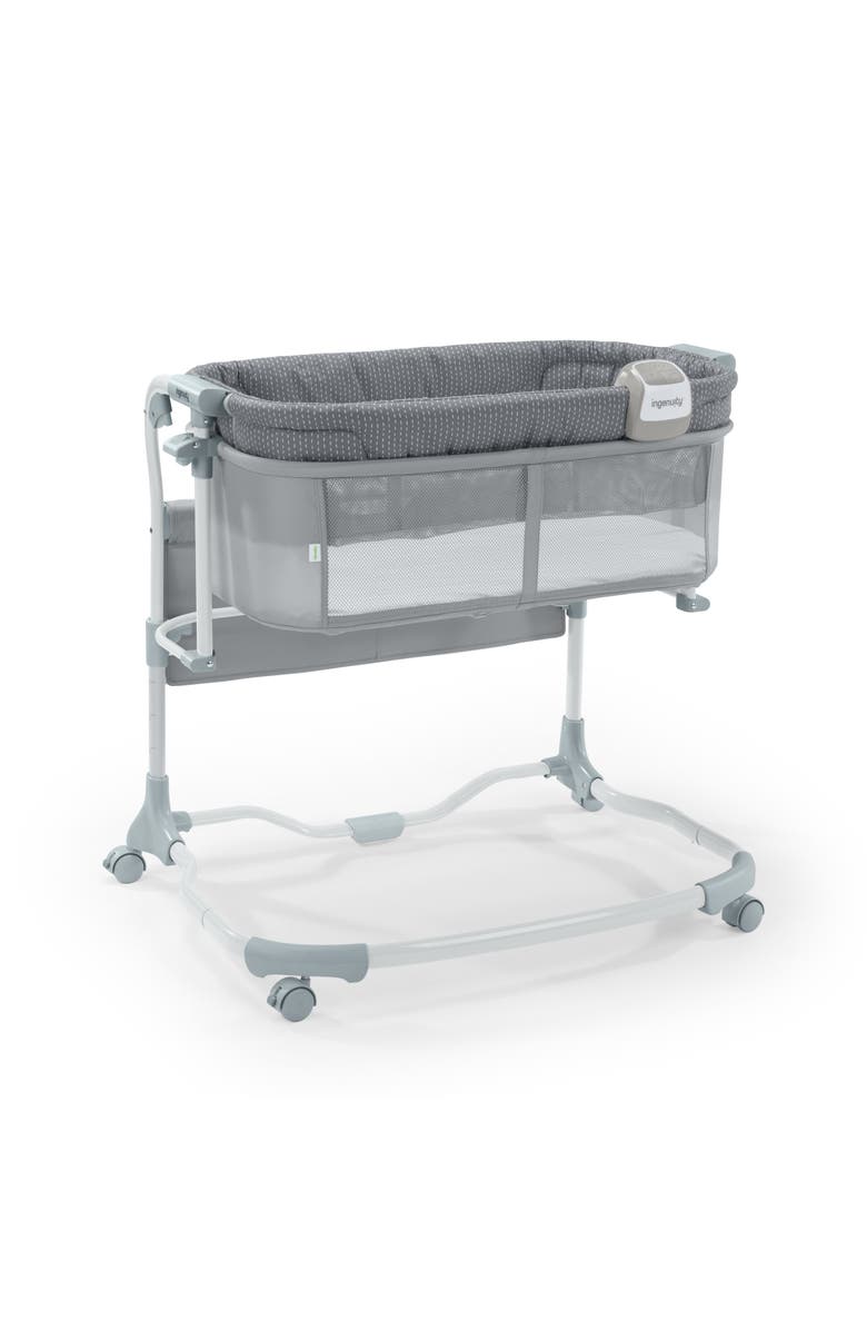INGENUITY Dream & Grow Bedside Baby Bassinet, Main, color, Grey