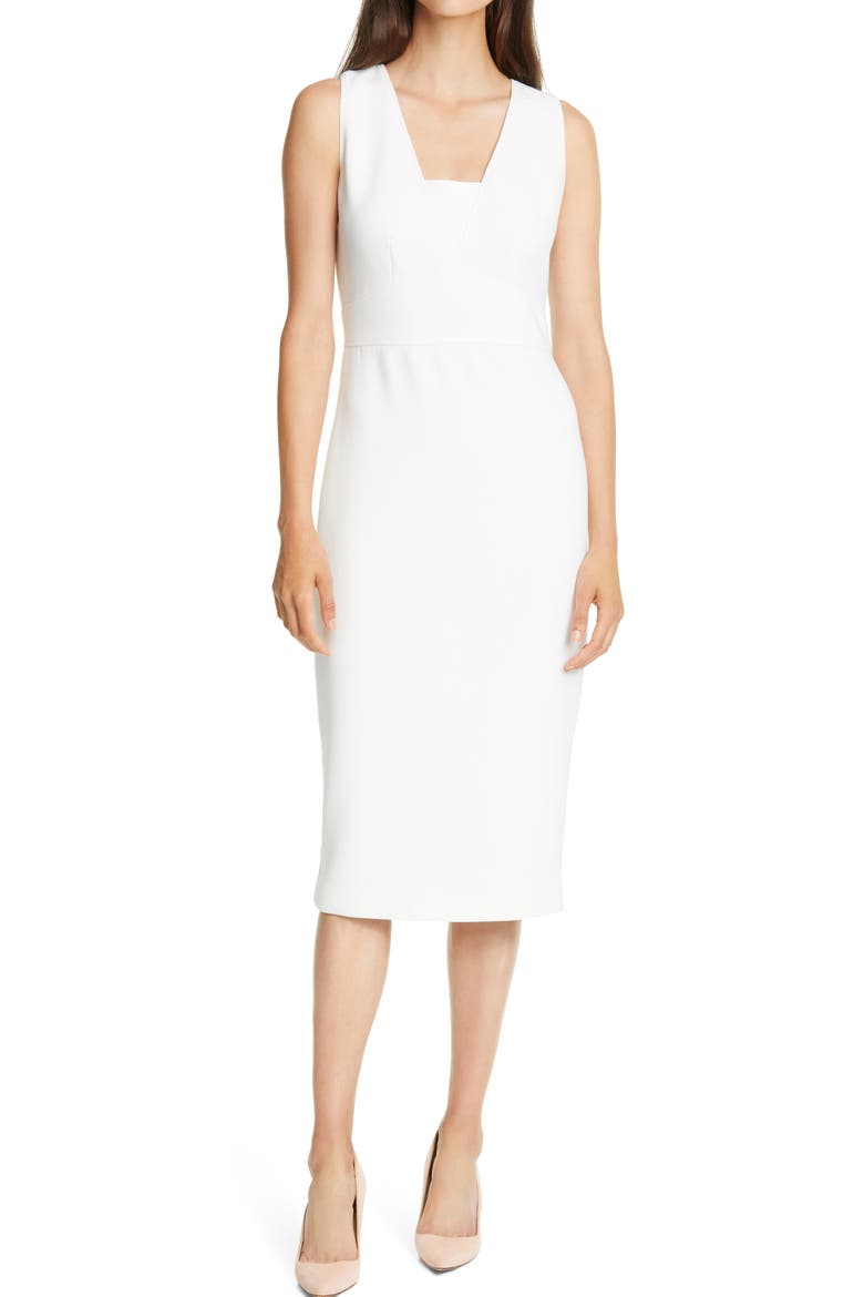 Astriid Pencil Dress, Main, color, IVORY