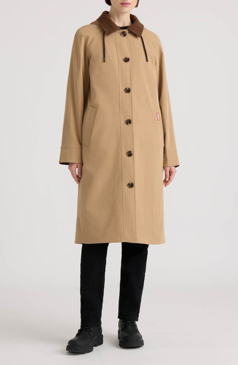 Daisy Water Repellent Padded Trench Coat