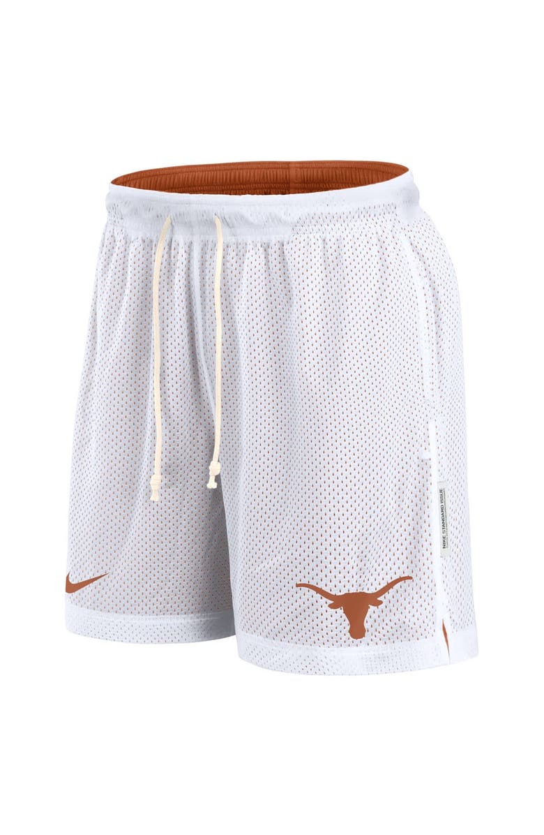 Nike Men's Nike White/Texas Orange Texas Longhorns Primetime Reversible Performance Shorts, Alternate, color,