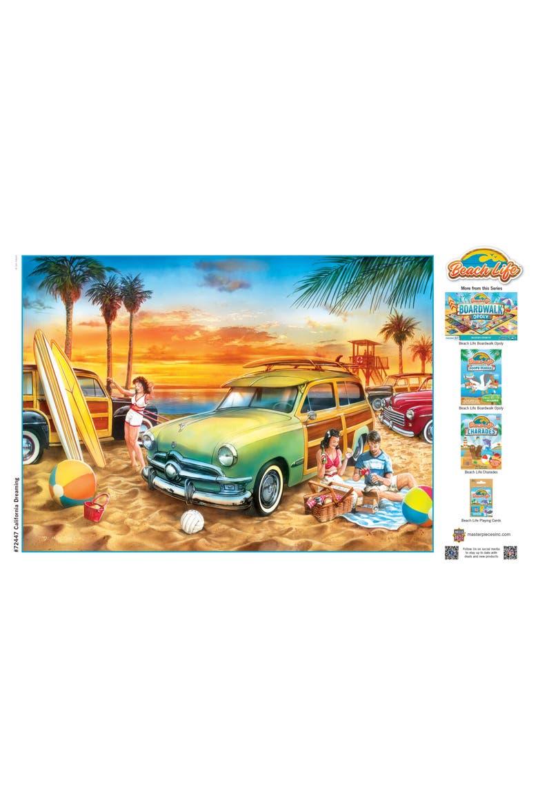 California Dreaming 1000 Piece Puzzle, Alternate, color, Multicolor